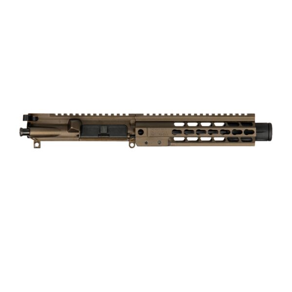 Completed Upper in 9mm, 9" Brl, Cerakote Midnight Bronze, 8" U-LOK Rail w/ Mini Can-0