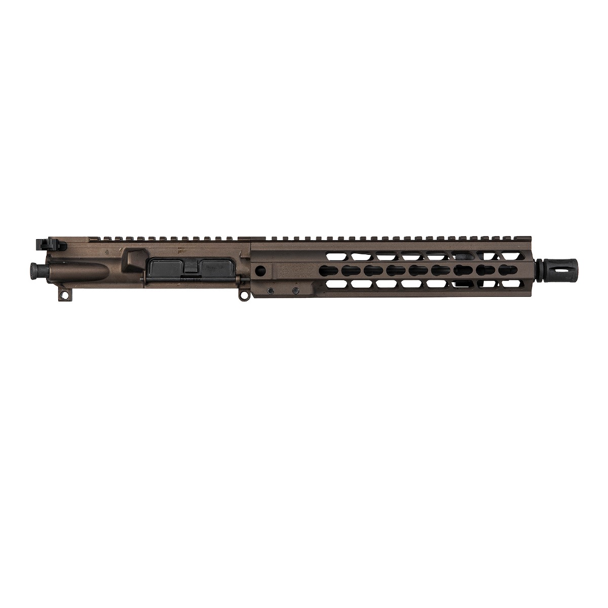 Completed Upper 5.56, 10.5" Brl, Cerakote Midnight Bronze, 10" U-LOK Rail w/ A2 Flash Hider -0