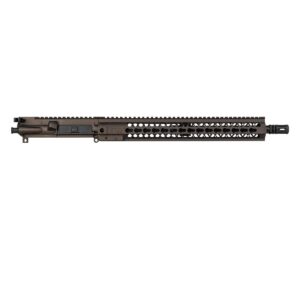 Completed Upper 5.56, 16" Brl, Cerakote Midnight Bronze , 15" U-LOK Rail w/ A2 Flash Hider -0