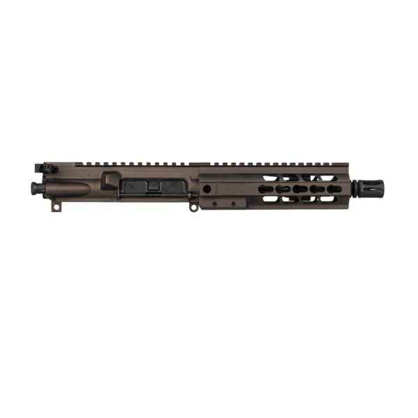 Completed Upper 5.56, 7.5" Brl, Cerakote Midnight Bronze, 7" U-LOK Rail w/ A2 Flash Hider -0