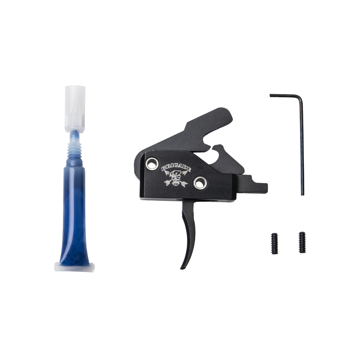 BM AR15 & AR9 3.5LB Single Stage Curved Drop-In Trigger -0